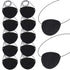 YGDZ Eye Patch, 12pcs Soft Felt Eye Patches for Adults Kids, Adjustable Single Eye Mask for Lazy Eye