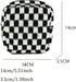 LJJCSFF Sanitary Napkin Storage Bag Menstrual Pad Pouch Checkered Period Bag Feminine Product Purse Tampon Organizer