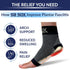 SB SOX Plantar Fasciitis Relief Socks, Ankle Brace Compression Sleeve, Black, Medium