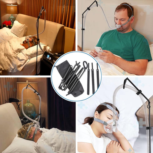 LONYEON CPAP Hose Holder - CPAP Hose Hanger for Bed Avoid Tangling and Prevent Blockage,Keeps The Air Hose Up and Away