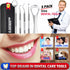 Dental Tools, Dental Pick, Oral Care Teeth Cleaning Tools Set, Stainless Steel Tooth Scraper, Plaque Remover with Case