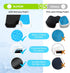 AUVON Gel Wheelchair Seat Cushion, Relieve Sciatica, Back, Coccyx, Pressure Sore and Ulcer Pain, Refreshing Ergonomic