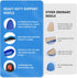 Heavy Duty Support Pain Relief Orthotics for 220+ lbs, Plantar Fasciitis High Arch Support Insoles for Men Women, Shock