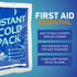 50 Packs Instant Ice Cold Pack, 6” x 4.5”, Disposable Ice Packs for Injuries, Cold Compress