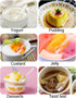 500Pcs Disposable Clear Mini Plastic Spoons, Tiny Dessert Spoons, Ice Cream Spoons, Serving Utensils for Crafts