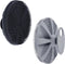 INNERNEED Food-grade Soft Silicone Body Scrubber Shower Brush, Gentle Exfoliating and Lather Well (Black+Gray)