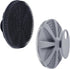 INNERNEED Food-grade Soft Silicone Body Scrubber Shower Brush, Gentle Exfoliating and Lather Well (Black+Gray)