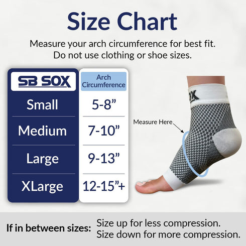 SB SOX Ankle Compression Sleeve: Best Arch Support for Plantar Fasciitis Relief