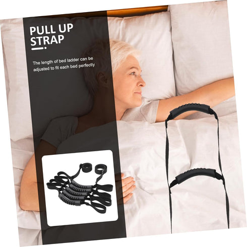 MAGICLULU Adjustable Bed Ladder for Seniors Patient Pull-up Strap for Assistance for Elderly and Individuals