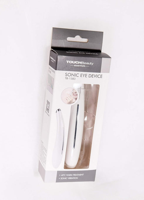 TOUCHBeauty Electric Eye Massager for Dark Circles, Puffiness, Fine Lines with Sonic Vibration & Heating