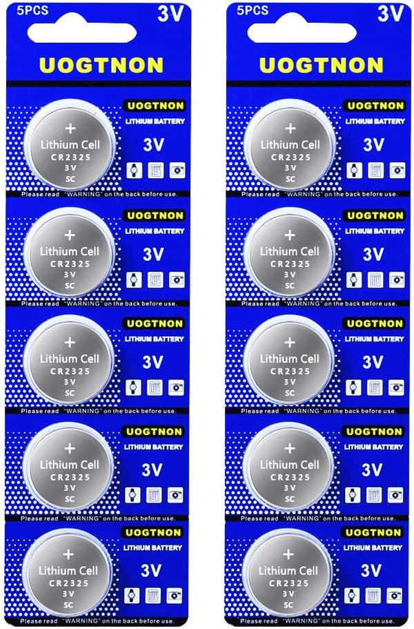 CR2325 3V Lithium Battery (10-Pack)