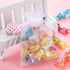 100 Count Organza Drawstring Gift Bags for Jewelry, Sheer Fabric 4x6 Inch Medium Size Treat Pouch for Parties