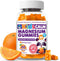 DR. MORITZ Sugar-Free Calm Magnesium Gummies for Kids and Adults, 60 Count, Orange Flavor