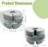 Suicatene 2 Pack Foot, Ankle & Heel High - Density Sponge Rings - Prevent Bed Sores, Ideal for Post Surgery, Elderly