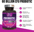 Probiotics 60 Billion CFU, with Prebiotics for Digestive & Immune Health Support, 120 Capsules, Soy & Gluten Free