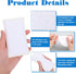 12 Pcs Interior Scrubbing Sponge for Leather, Plastic, Microfiber Kitchen Sponge, Double Sided Cleaning Kit