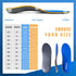 Kelaide Arch Support Insoles for Flat Feet - Comfort Orthotic Inserts for Plantar Fasciitis, Feet Pain (Blue)