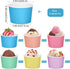 Aodaer 60 Pack Paper Ice Cream Cups 8 oz Paper Snack Ice Cream Bowls Disposable Dessert Bowls for Hot or Cold Food Party Supplies Treat Cups for Sundae, Frozen Yogurt, Soup, 6 Colors by Aodaer