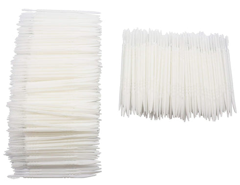 Plastic Toothpicks: Home Teeth Cleaning Tool, Double-ended Toothpicks, Interdental Toothpicks, Pack of 480