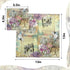 40 Count Decoupage Paper Napkins, Vintage Flowers Prints, 2-Ply Cocktail Napkins for Wedding, Dinner, Party