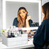 Makeup Organizer for Vanity, Large Capacity with Drawers, Skin Care Organizer, Cosmetic Display Cases for Countertop