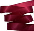 Morex 3/8" X 50 YD Wine Double Face Satin Ribbon for Gift Wrapping, Birthday Gift Cards, Wedding Crafts