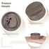 2 PCS Wooden Essential Oil Diffuser, Walnut Wood Aromatherapy Diffuser for Home, Offices, Yoga, SPA