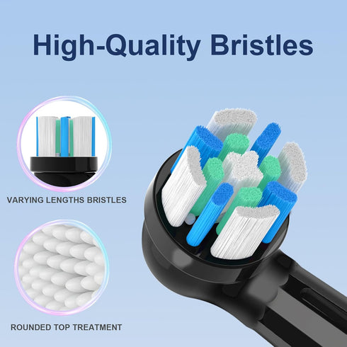 JINKOSZEL 12 Pack 2/3/4/5/6/7/8/9/10/Deep IO Brush Head Compatible with Oral B IO Clean Electric Toothbrush