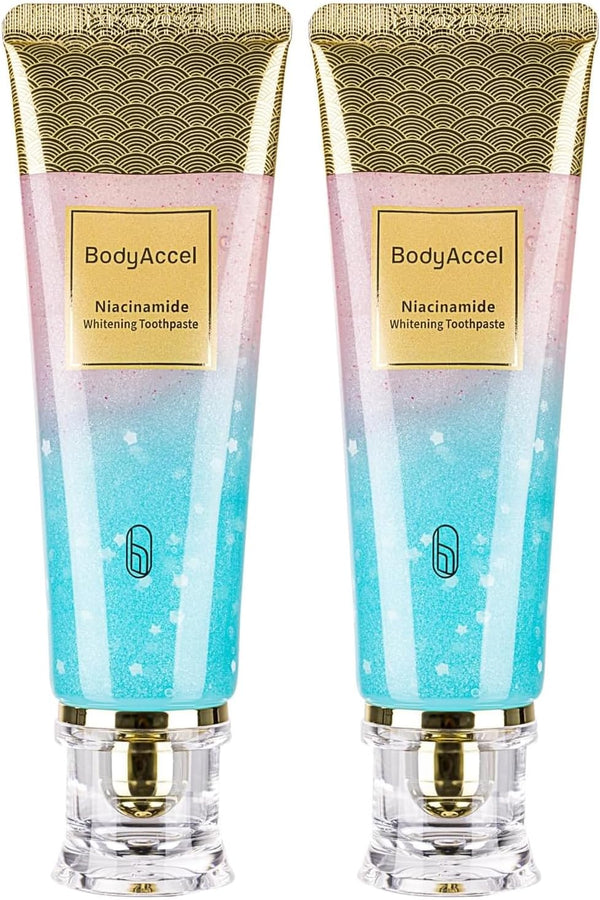BodyAccel Niacinamide Whitening Toothpaste - Stain Removal & Fresh Breath