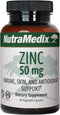NutraMedix Zinc 50mg - Zinc Supplements for Immune Defense, Skin Health & Antioxidant Support (60 Capsules)