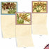 The Best Card Company - 10 Boxed Note Cards with Flowers, Blank Assorted Floral Notecards Bulk, Tiger Orchids M10037BK
