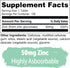 Yuve Natural Vegan Zinc Supplements 50mg, Immune Support, Fast Relief from Colds and Flu, Acne Free Skin, Healthy Hormone Levels, Non-GMO, Gluten & Sugar Free - 100 Vegetarian Tablets