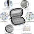 Skerhhux 7 Colorful Cartoon Cars Pill Case Travel Pill Organizer Weekly Day Portable with Zipper Medicine Box Pill Case