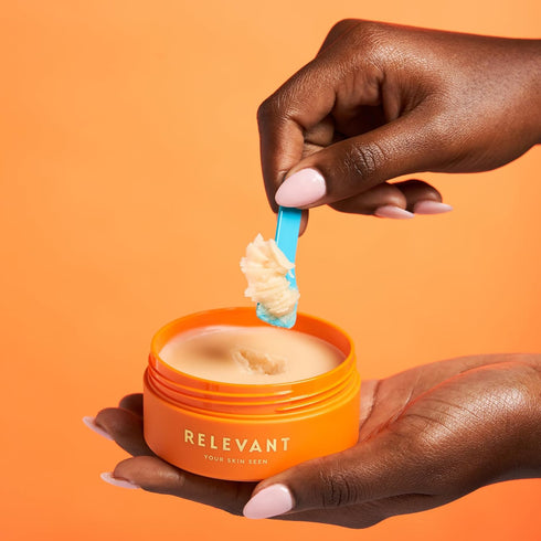 RELEVANT Melt-It-Off Cleansing Balm - Hydrating Makeup Remover Balm for Waterproof Makeup, Anti-Aging Plant-based