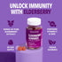 Sambucus Black Elderberry Gummies for Adults - 60 Count with Zinc and Vitamin C for Immune Support