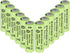 1.2V NI-MH AA 800mAh Rechargeable Batteries, 12 Pack Double A for Solar Lights, String Lights, Mouse, Keyboard