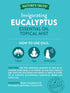 Nature's Truth Eucalyptus Mist Spray, 2.4 fl oz, 100% Pure Essential Oil for Aromatherapy, GC/MS Tested