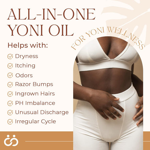 USA Made Yoni Oil, Restores pH Balance, Relieves Drynesss Mint Fresh Feminine Care Oil, Reduces Odor, All Natural