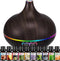 Aromatherapy Essential Oil Diffuser Set - 550ML Ultrasonic Humidifier for Large Rooms, Vaporizer and Aroma Diffuser