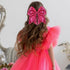 Large 7 Inch Glitter Bow Clip for Women Teens Girls, Bling Party Hair Accessories