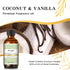 Coconut & Vanilla Fragrance Oils, Premium Essential Oils with Glass Dropper for Diffusers, Candle & Soap Making, Bath Bombs (2.02 Fl oz/60 ml)