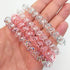 Traceless Spiral Hair Ties, 20 Pieces, No Crease, Transparent, Mixed Color, Phone Cord Hair Bands