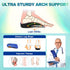 RooRuns 3/4 Length Plantar Fasciitis Support Insole, Ultra Sturdy Arch Support for Women and Men, 330 LBS