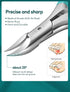 MR.GREEN Nail Clippers for Thick & Ingrown Toenails, Heavy Duty Professional Tools with Rubber Handle