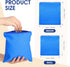 Sanwuta 8 Pcs Zippered Silver Storage Bags, Anti Tarnish Jewelry Protector Bags - Navy Blue, 5.9 x 5.9 Inch