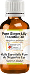 Pure Ginger Lily Essential Oil, Steam Distilled, 15ml (0.50 oz)