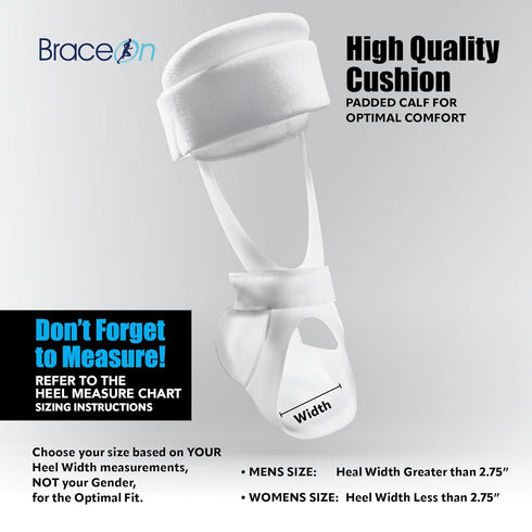 Swedish Deluxe AFO Drop Foot Stabilizer Brace