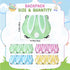 Yoojahow 24 Backpack Pcs Bunny Drawstring Bags Cute Rabbit Ear Reusable Candy Goodie Gift Bags for Bunny Birthday Party