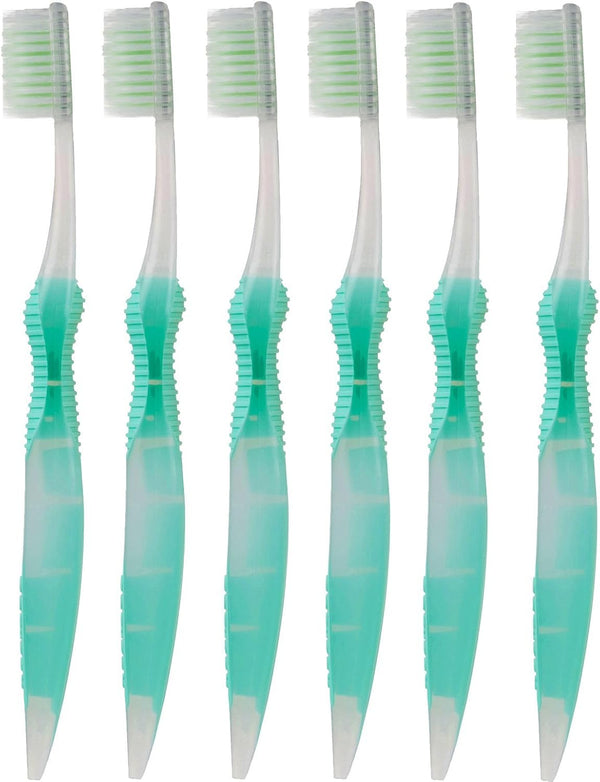 SoFresh Flossing Toothbrush - Adult Size | Your Choice of Color | (6,