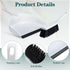 Zubebe 6 Pcs Mini Dustpan and Brush Set, Portable Hand Broom and Dustpan for Home, Office, Kitchen, Table, Floor